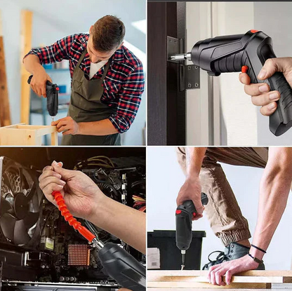 PowerFix Pro™ – Destornillador Inalámbrico 47 en 1 con Cabezal 180° + Maletín Profesional