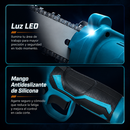 PowerCut 24V™ — Motosierra Eléctrica con Maletín + 2 Baterías
