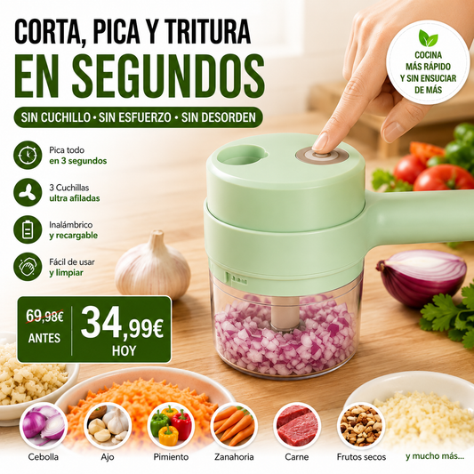 TurboChef™ — Cortador Elétrico 5 en 1