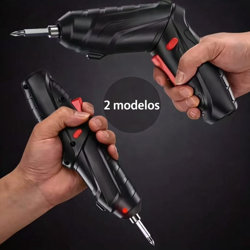 PowerFix Pro™ – Destornillador Inalámbrico 47 en 1 con Cabezal 180° + Maletín Profesional